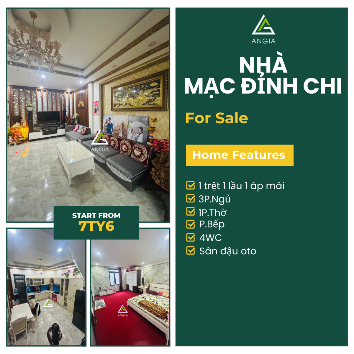 Nhà Mạc Đỉnh Chi - Giá: 7ty5