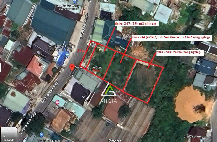 Đất mặt tiền Vạn Kiếp - Giá: 32ty