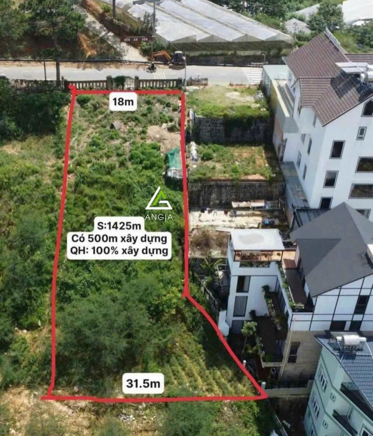 Đất mặt tiền An Sơn - Giá: 57ty