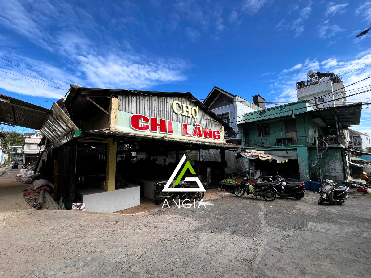 Đất mặt tiền chợ Chi Lăng - Giá: 8ty